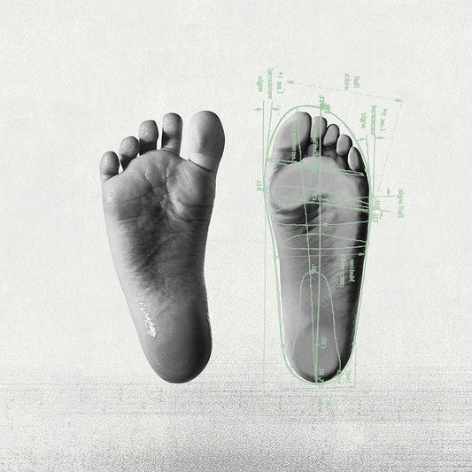 showing natural foot development