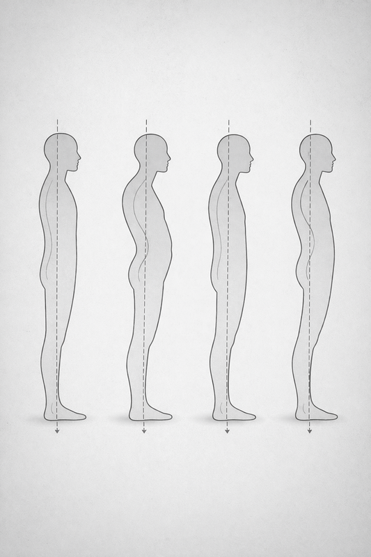 Correcting your posture when walking