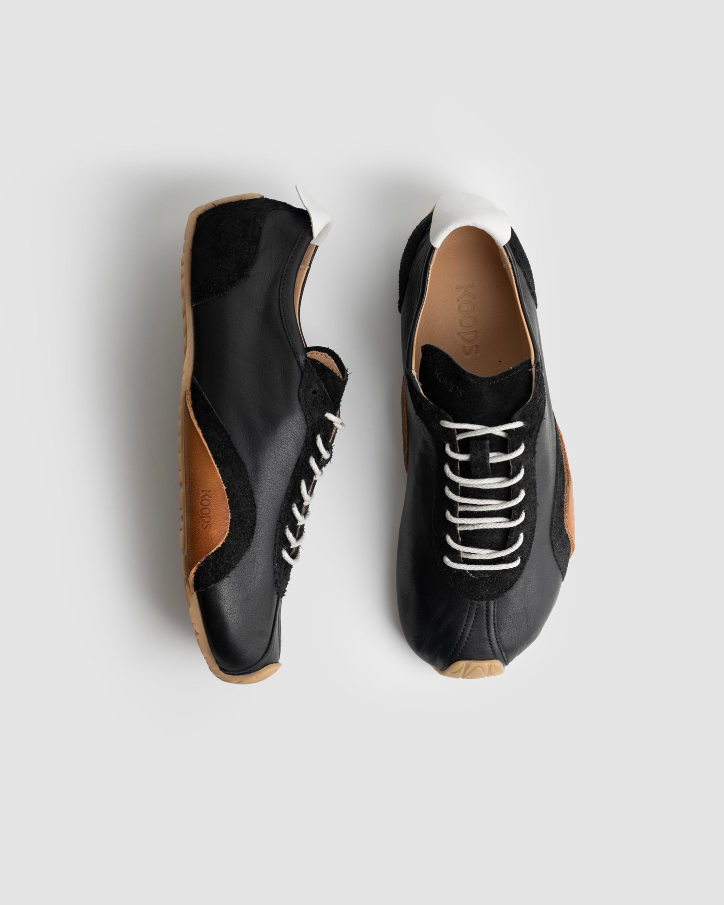 Zen nappa barefoot sneaker coal