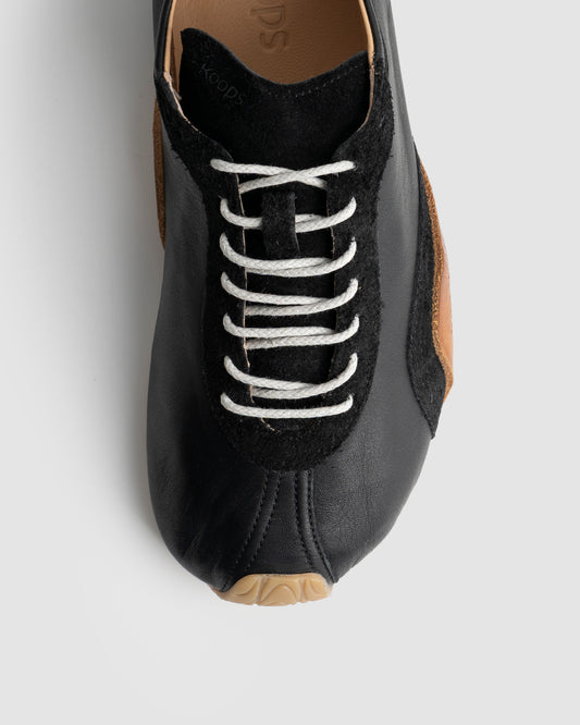 Zen napa barefoot sneaker coal
