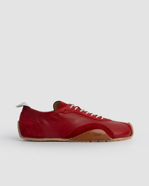 Zen nappa barefoot sneaker red