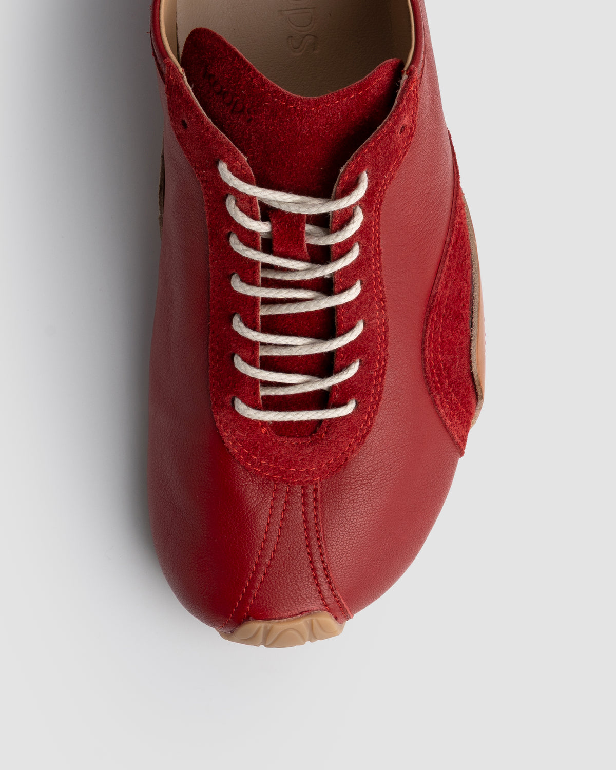 Zen nappa barefoot sneaker red