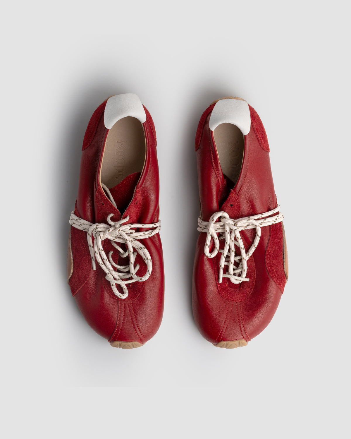 Zen nappa barefoot sneaker red