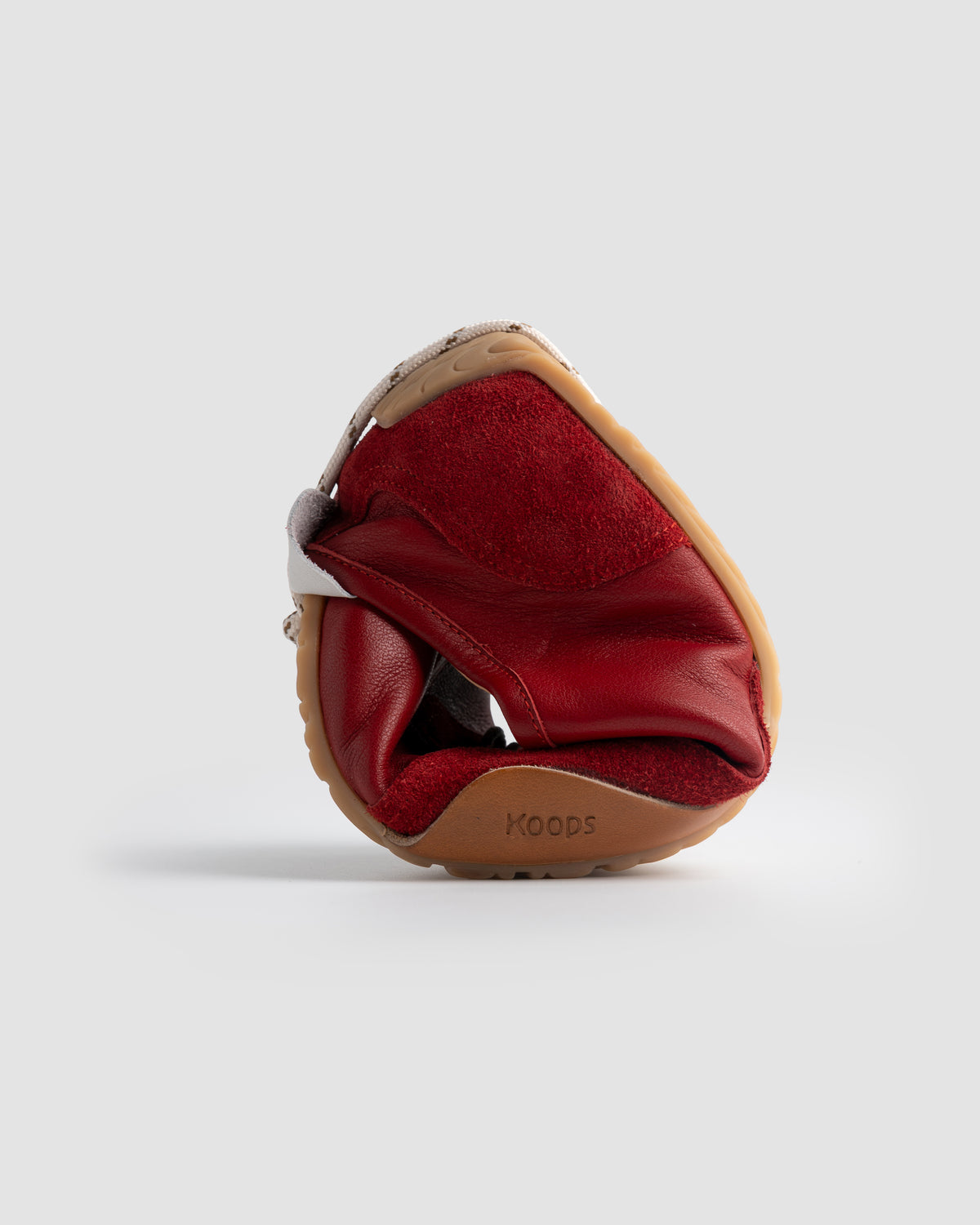 Zen nappa barefoot sneaker red