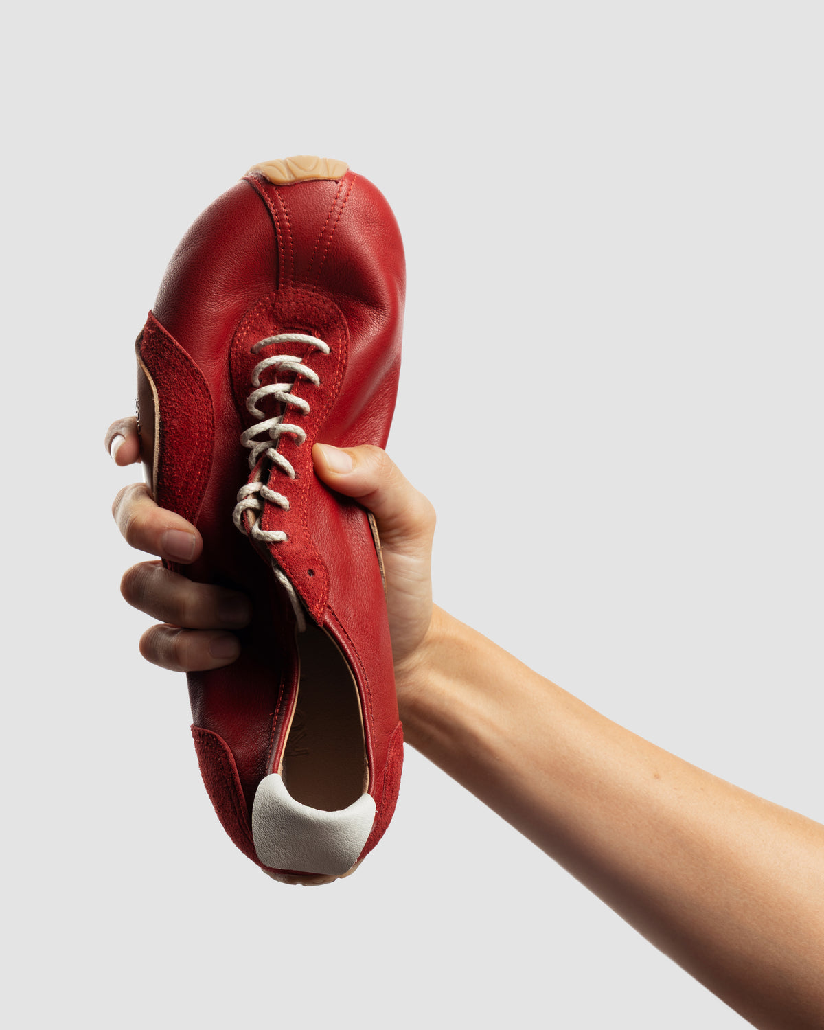 Zen nappa barefoot sneaker red