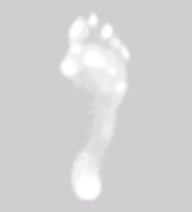 Natural barefoot foot