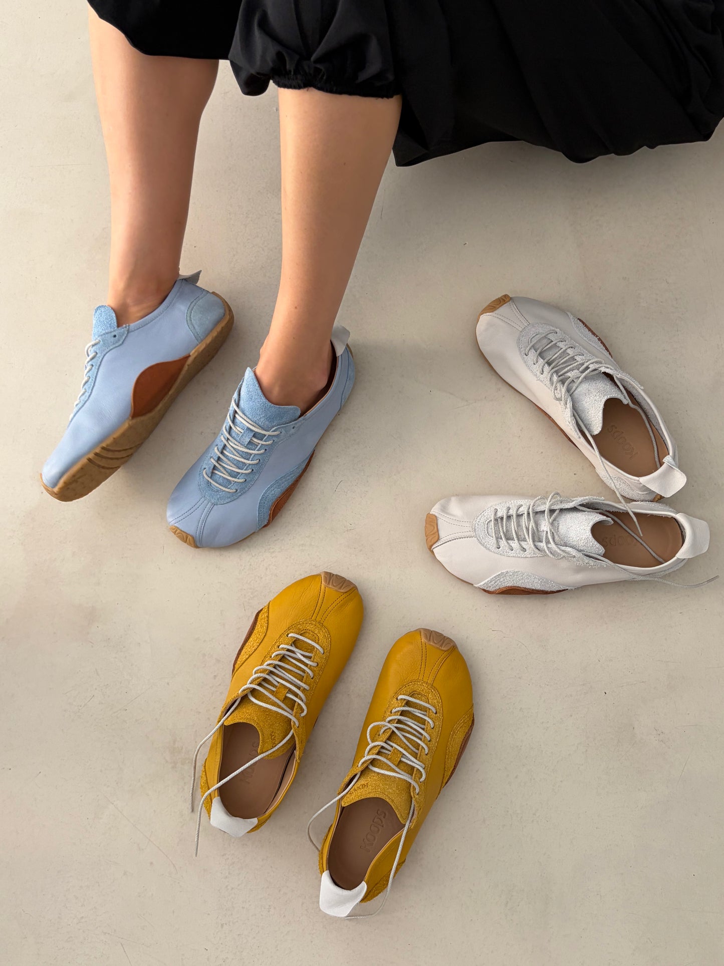 Zen nappa barefoot sneaker snow
