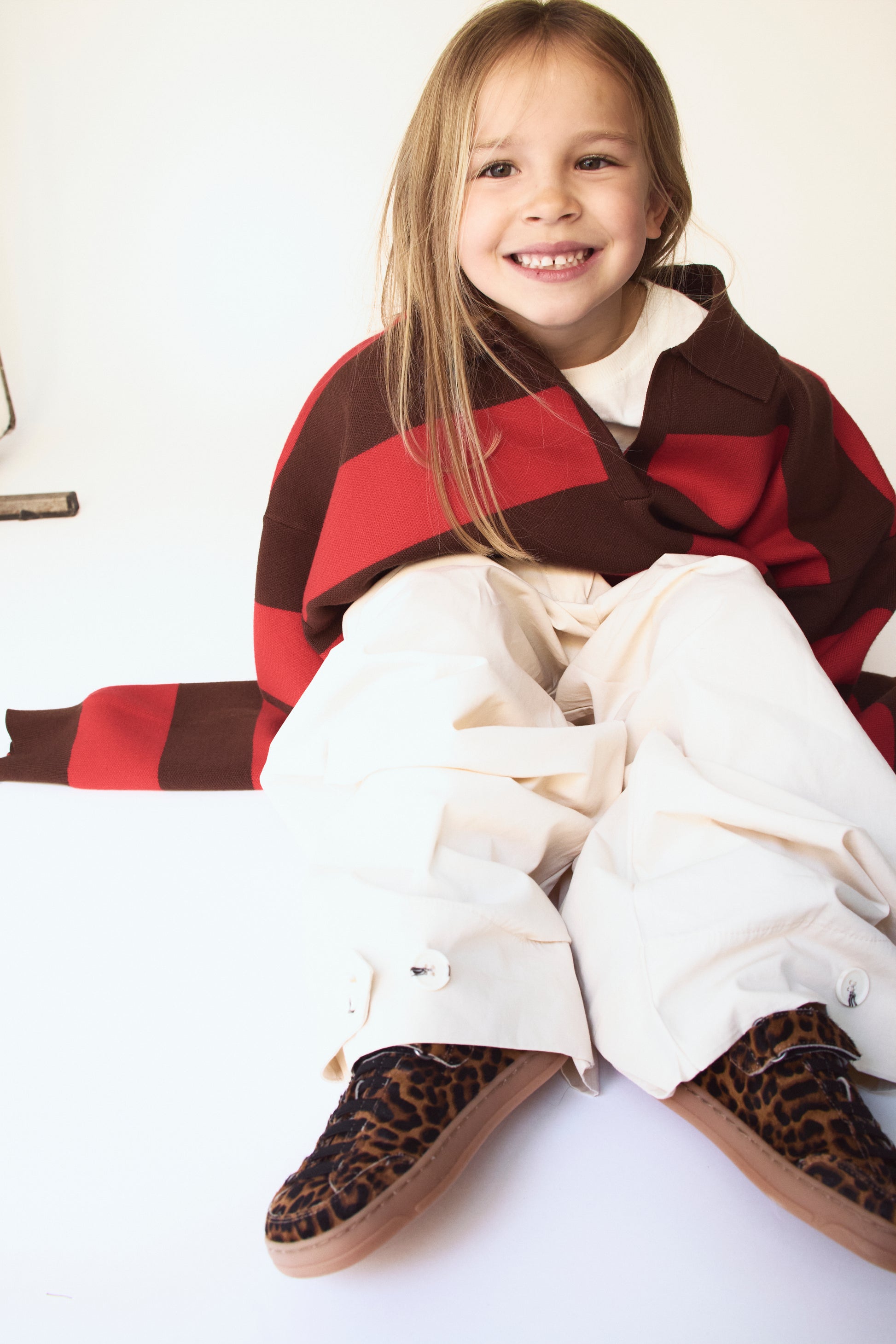 Kai kids barefoot sneaker leopard